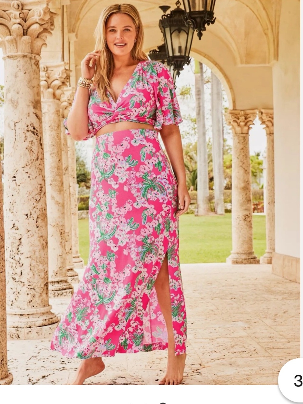 Lilly Pulitzer Minka Maxi Skirt Set in Roxie Pink Worth a Look